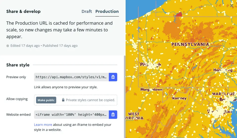 in the meantime Flashy The city iframe | Help | Mapbox