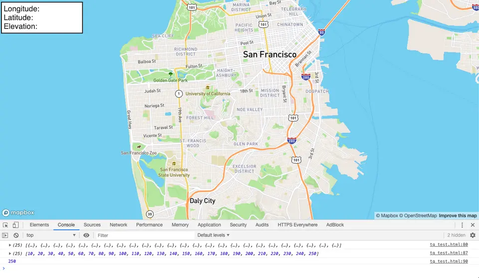 Elevation Of Any Address Find Elevations With The Tilequery Api | Help | Mapbox