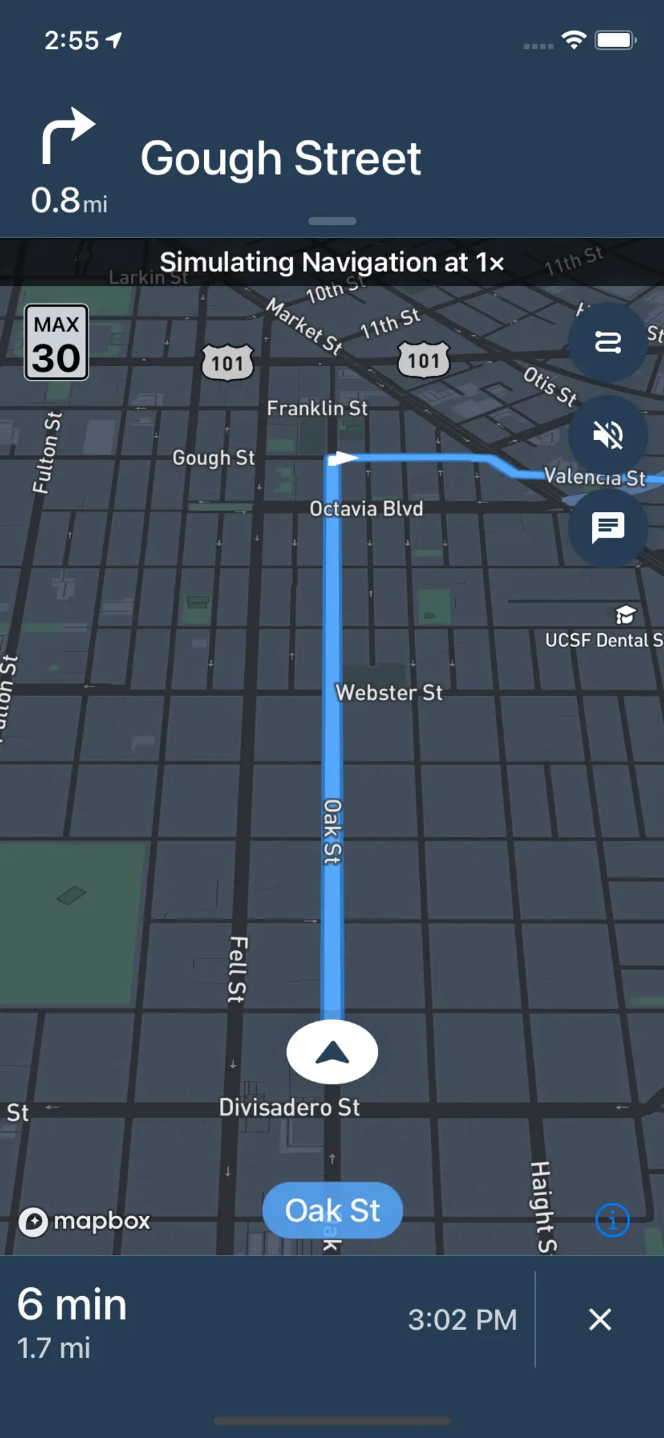 User interface | Navigation SDK | iOS | Mapbox