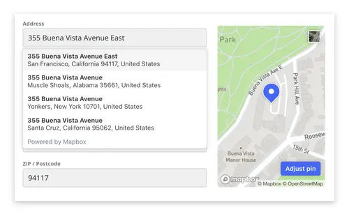 Mapbox Autocomplete Without Map Address Autofill | Mapbox Search Js | Mapbox