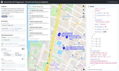 Developer Playgrounds | Mapbox