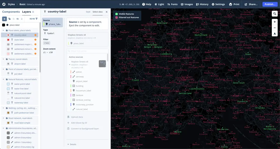 Styles | Mapbox Studio manual | Mapbox